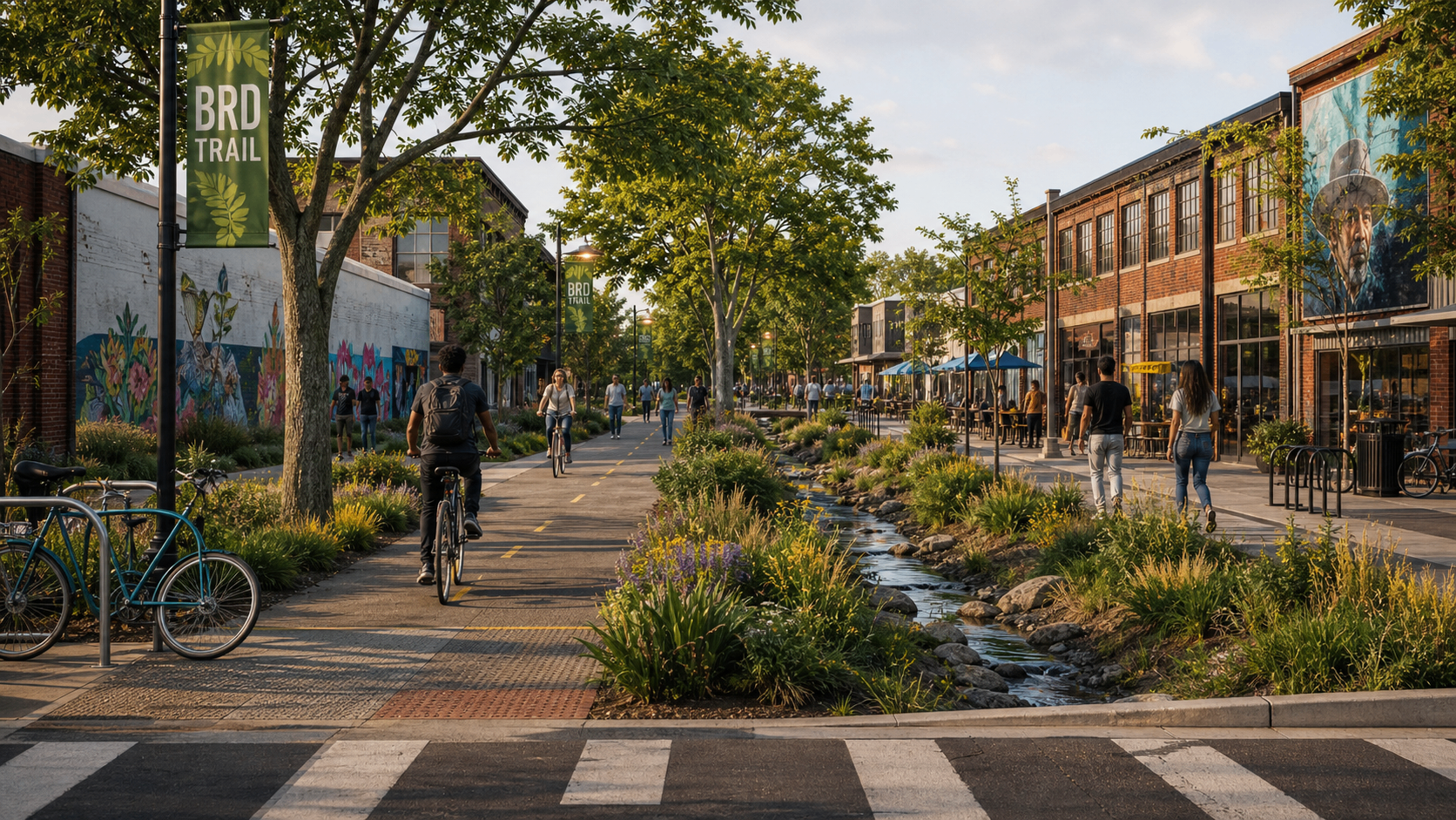 Green infrastructure spine